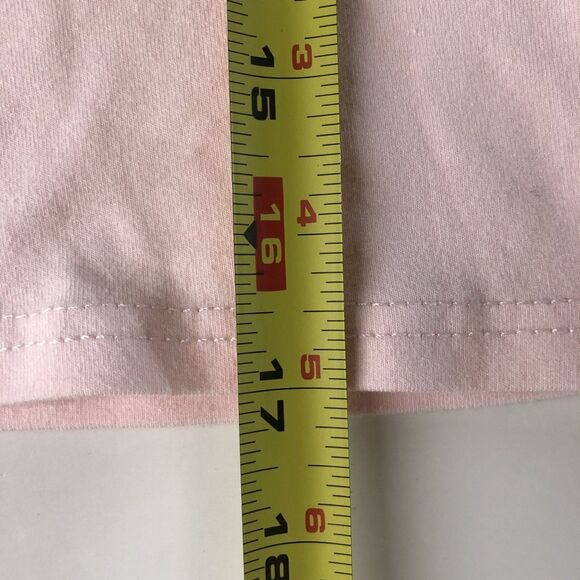 Disney Women Juniors Crop Tank Embroidered Stitch Pink Size Large - Picture 9 of 11